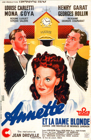 Постер: (Annette et la dame blonde, 1942 - вся информация о фильме на FilmNavi.ru