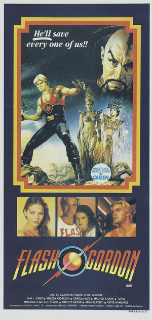 Постер: (Флэш Гордон, 1980 - вся информация о фильме на FilmNavi.ru