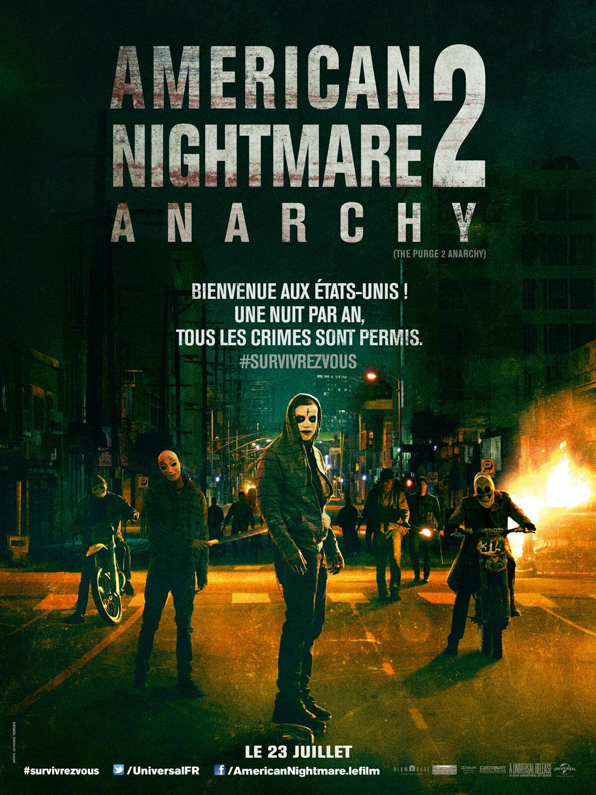 Постеры: Судная ночь 2 / Постер фильма «Судная ночь 2» (2014) #2476529