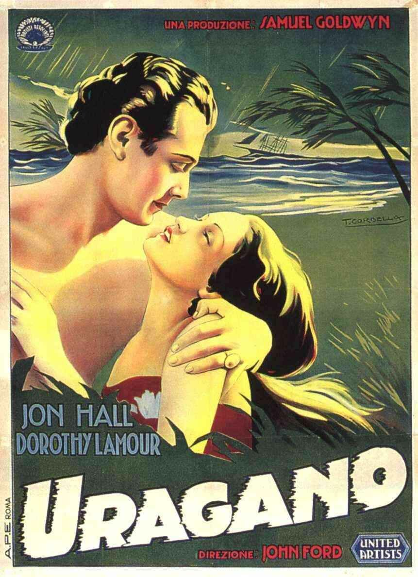 Постеры: Ураган / Постер фильма «Ураган» (1937) #1797839