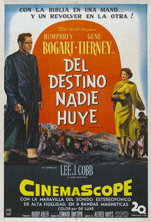 Постер: (Левая рука бога, 1955 - вся информация о фильме на FilmNavi.ru