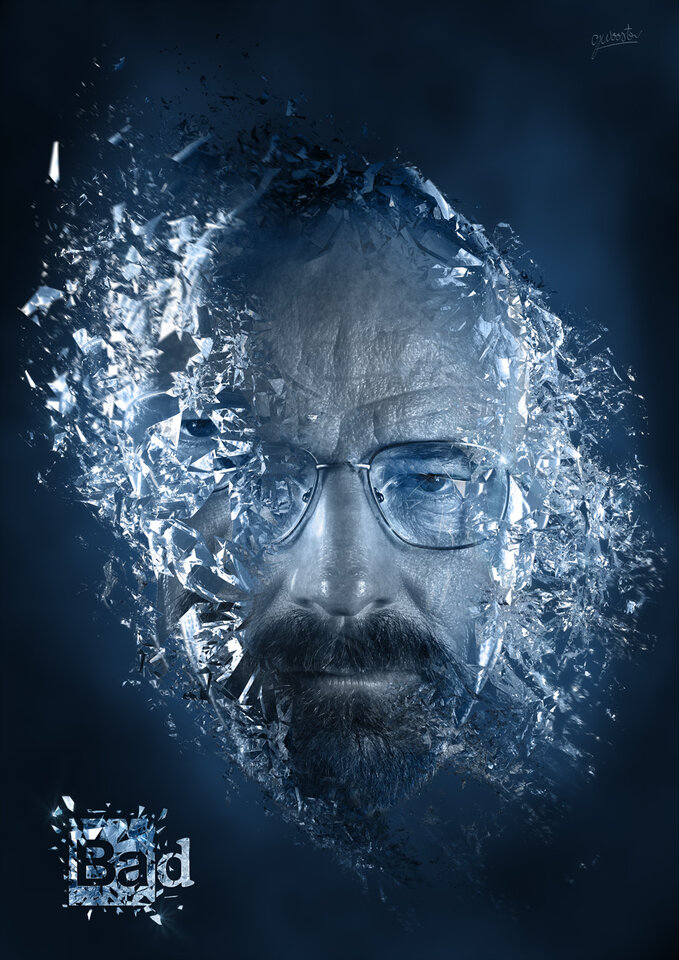Постеры: Во все тяжкие / Фан-арт сериала «Во все тяжкие» (2008) #2240291