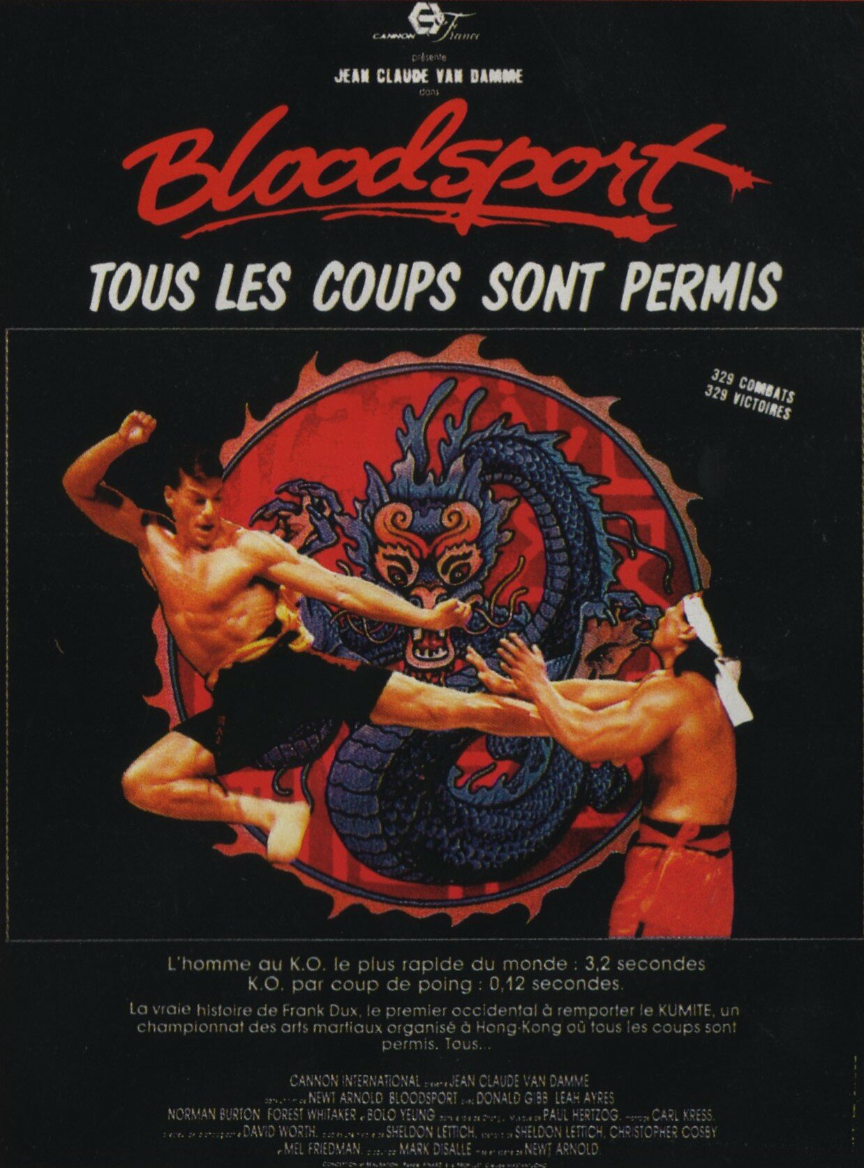 Постеры: Кровавый спорт / Постер фильма «Кровавый спорт» (1988) #1038802
