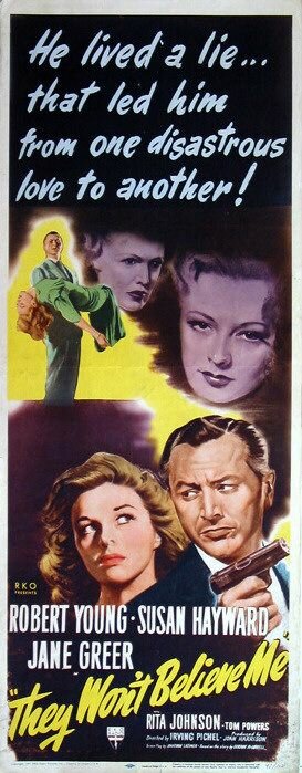 Постер: (Они не поверят мне, 1947 - вся информация о фильме на FilmNavi.ru