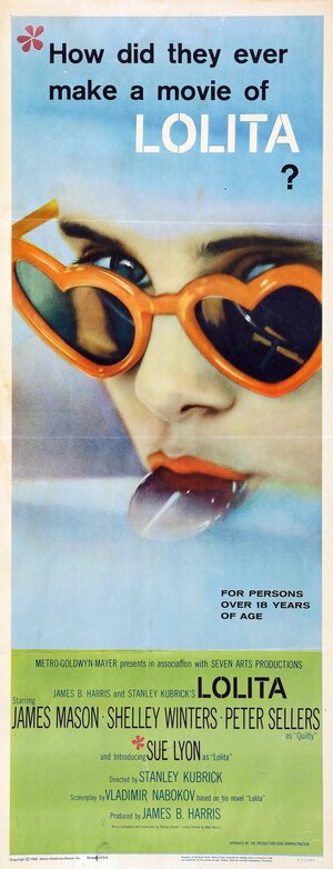 Постер: (Лолита, 1962 - вся информация о фильме на FilmNavi.ru