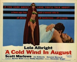 Постер: (Холодный ветер в августе, 1961 - вся информация о фильме на FilmNavi.ru