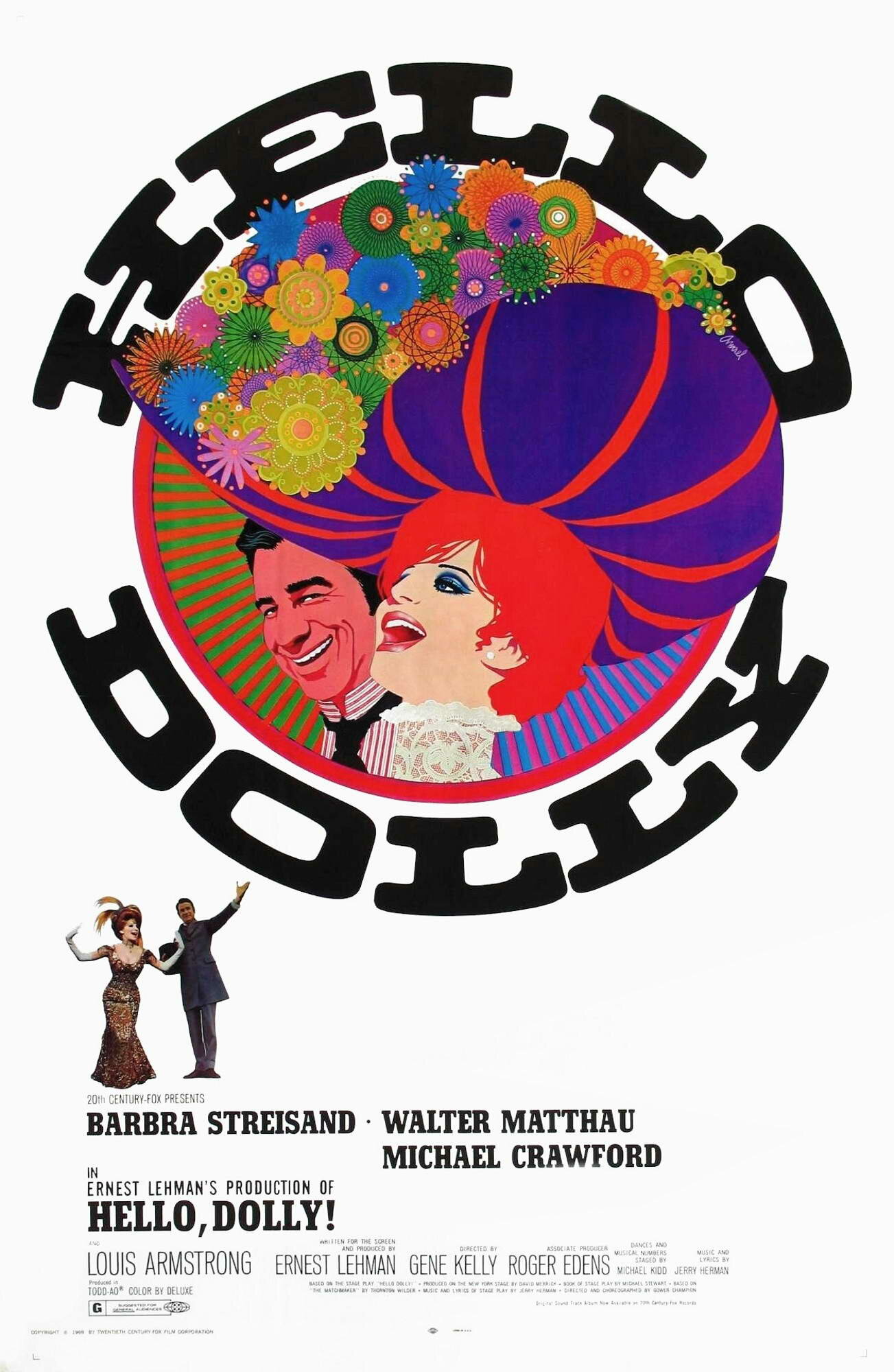 Постеры: Хеллоу, Долли! / Постер фильма «Хеллоу, Долли!» (1969) #2526157