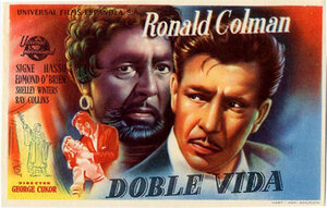 Постер: (Двойная жизнь, 1947 - вся информация о фильме на FilmNavi.ru