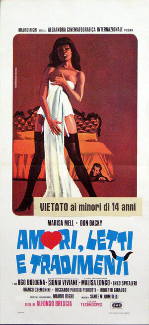 Постер: (Amori, letti e tradimenti, 1975 - вся информация о фильме на FilmNavi.ru