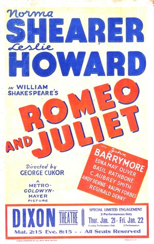 Постер: (Ромео и Джульетта, 1936 - вся информация о фильме на FilmNavi.ru