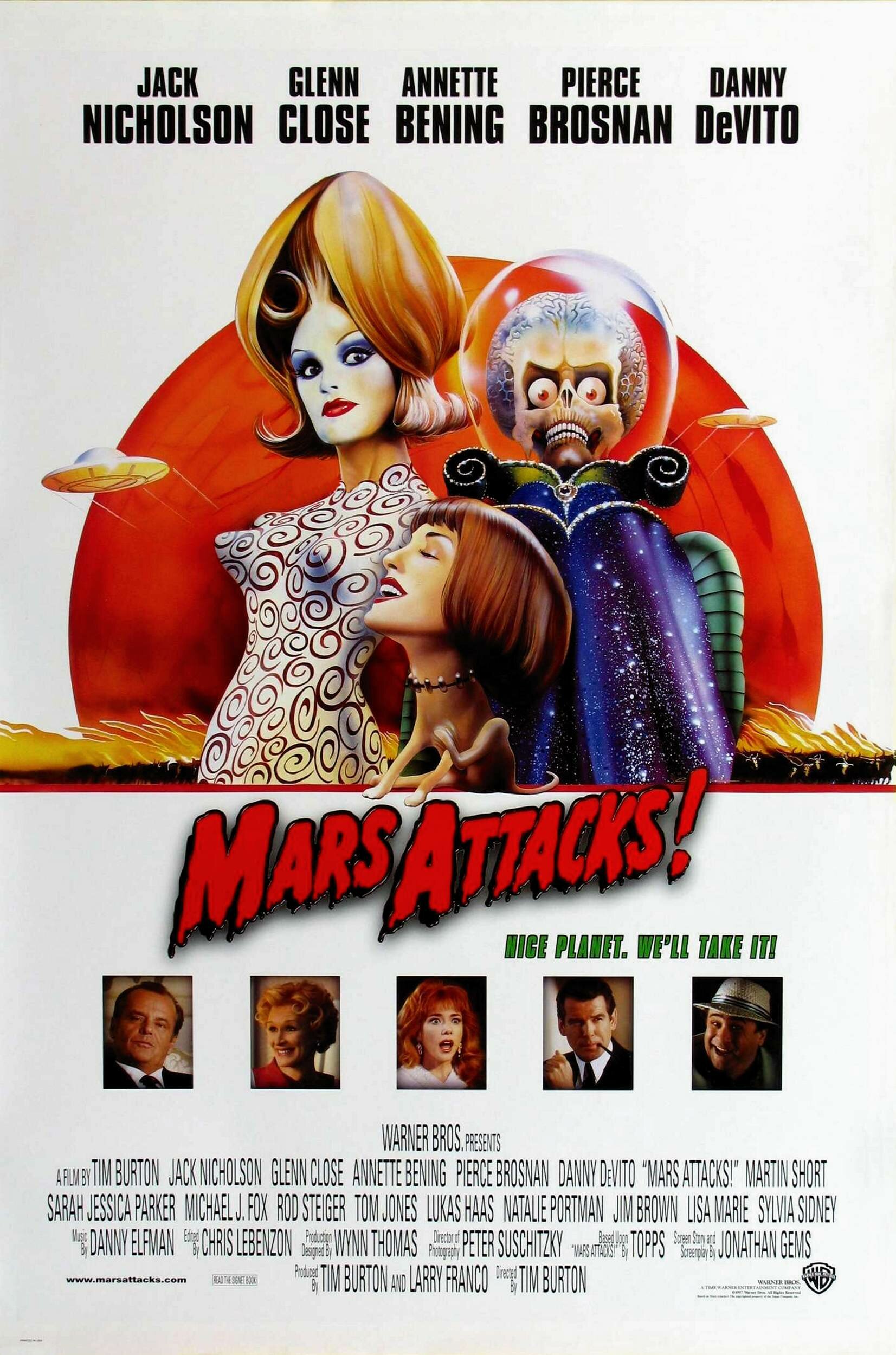 Постеры: Марс атакует! / Постер фильма «Марс атакует!» (1996) #781419