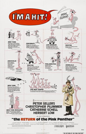 Постер: (Возвращение Розовой пантеры, 1975 - вся информация о фильме на FilmNavi.ru