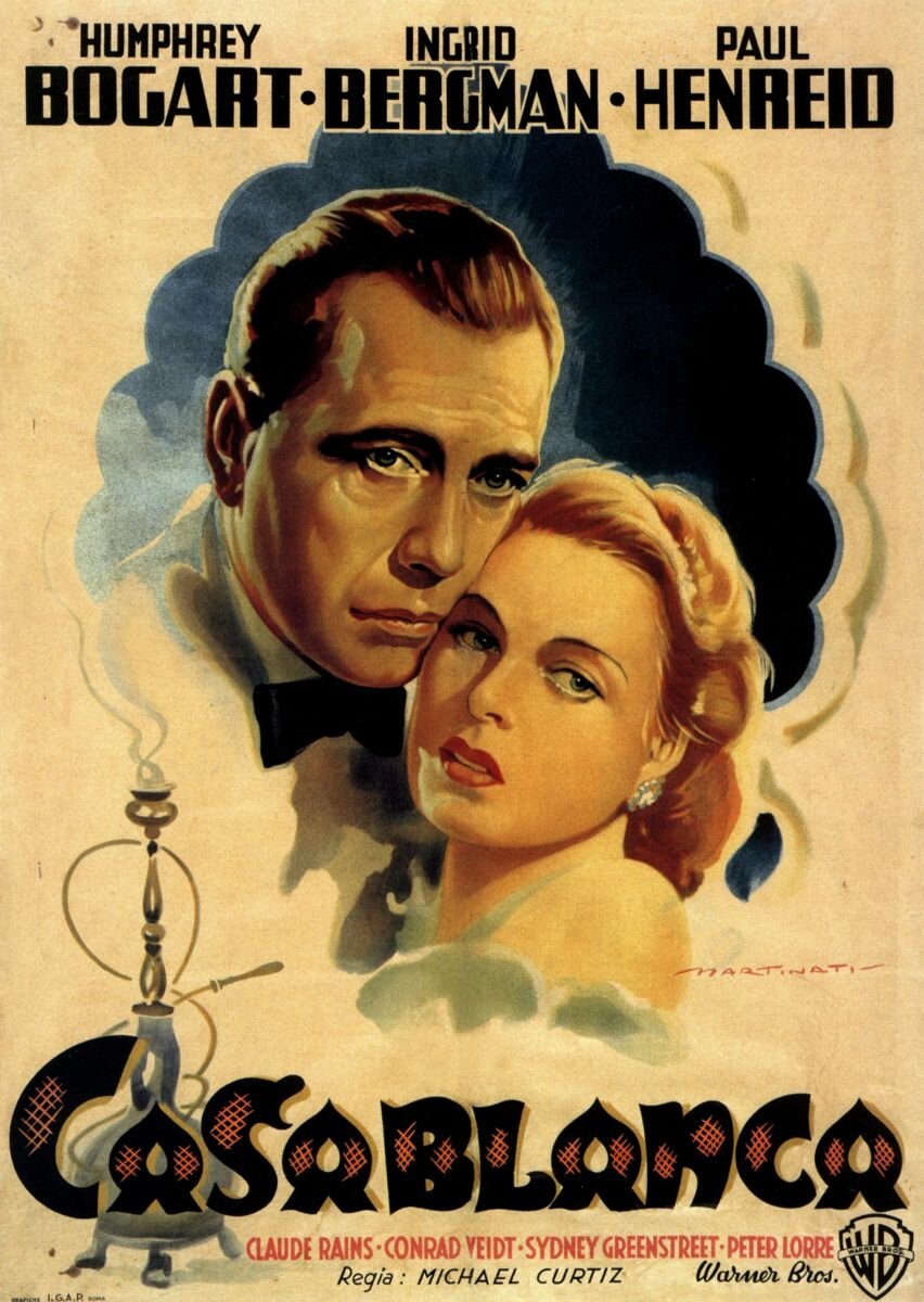 Постеры: Касабланка / Постер фильма «Касабланка» (1942) #594246