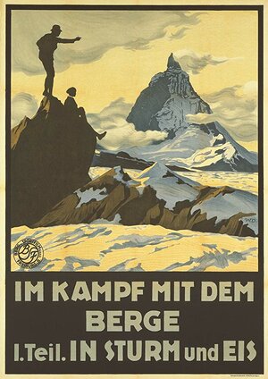 Постер: (Im Kampf mit dem Berge - 1. Teil: In Sturm und Eis - Eine Alpensymphonie in Bildern, 1921 - вся информация о фильме на FilmNavi.ru