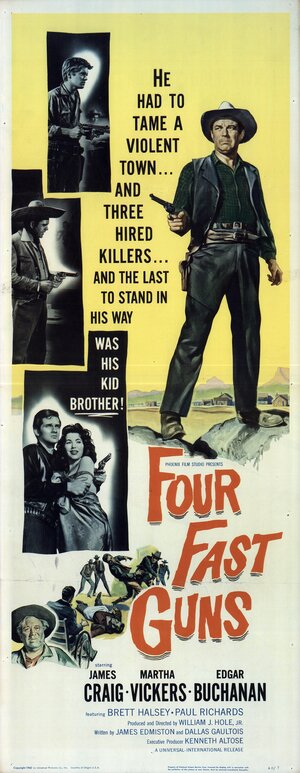 Постер: (Четыре быстрых стрелка, 1960 - вся информация о фильме на FilmNavi.ru