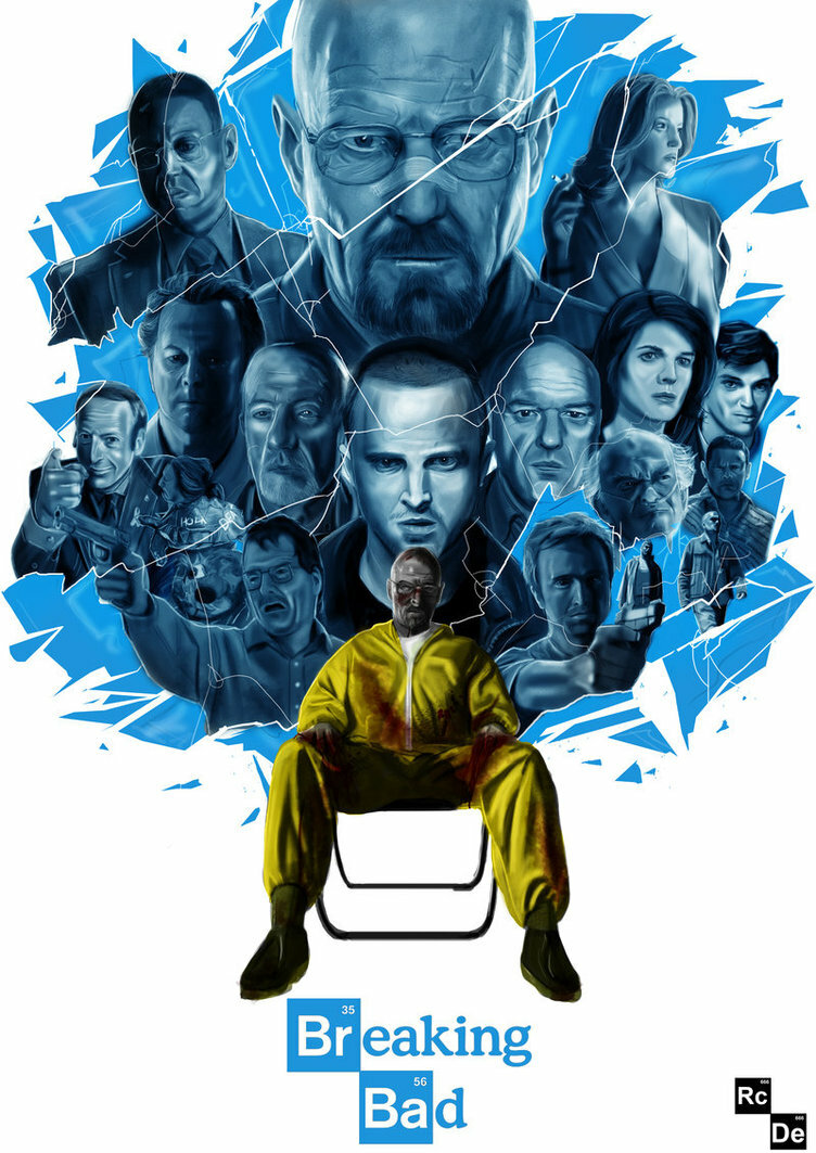 Постеры: Во все тяжкие / Фан-арт сериала «Во все тяжкие» (2008) #2243573