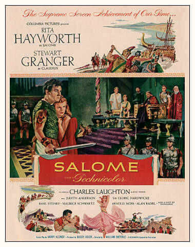 Постеры: Саломея / Постер фильма «Саломея» (1953) #600314