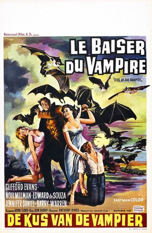 Постер: (Поцелуй вампира, 1963 - вся информация о фильме на FilmNavi.ru
