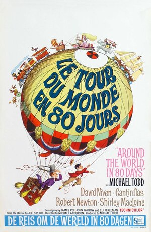 Постер: (Вокруг Света за 80 дней, 1956 - вся информация о фильме на FilmNavi.ru