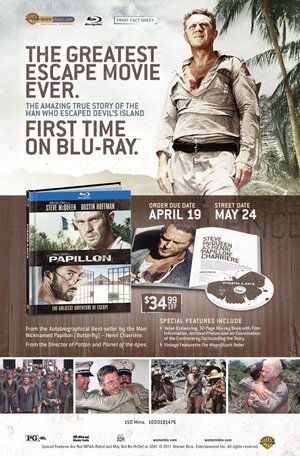 Постер: (Мотылек, 1973 - вся информация о фильме на FilmNavi.ru