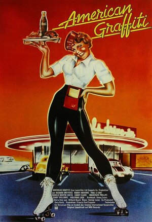 Постер: (Американские граффити, 1973 - вся информация о фильме на FilmNavi.ru