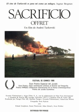 Постер: (Жертвоприношение, 1986 - вся информация о фильме на FilmNavi.ru