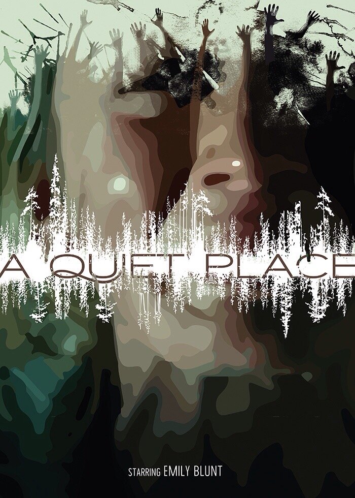 Постеры: Тихое место / Фан-арт фильма «Тихое место» (2018) #3609822
