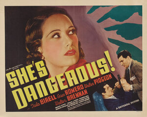 Постер: (Она опасна, 1937 - вся информация о фильме на FilmNavi.ru