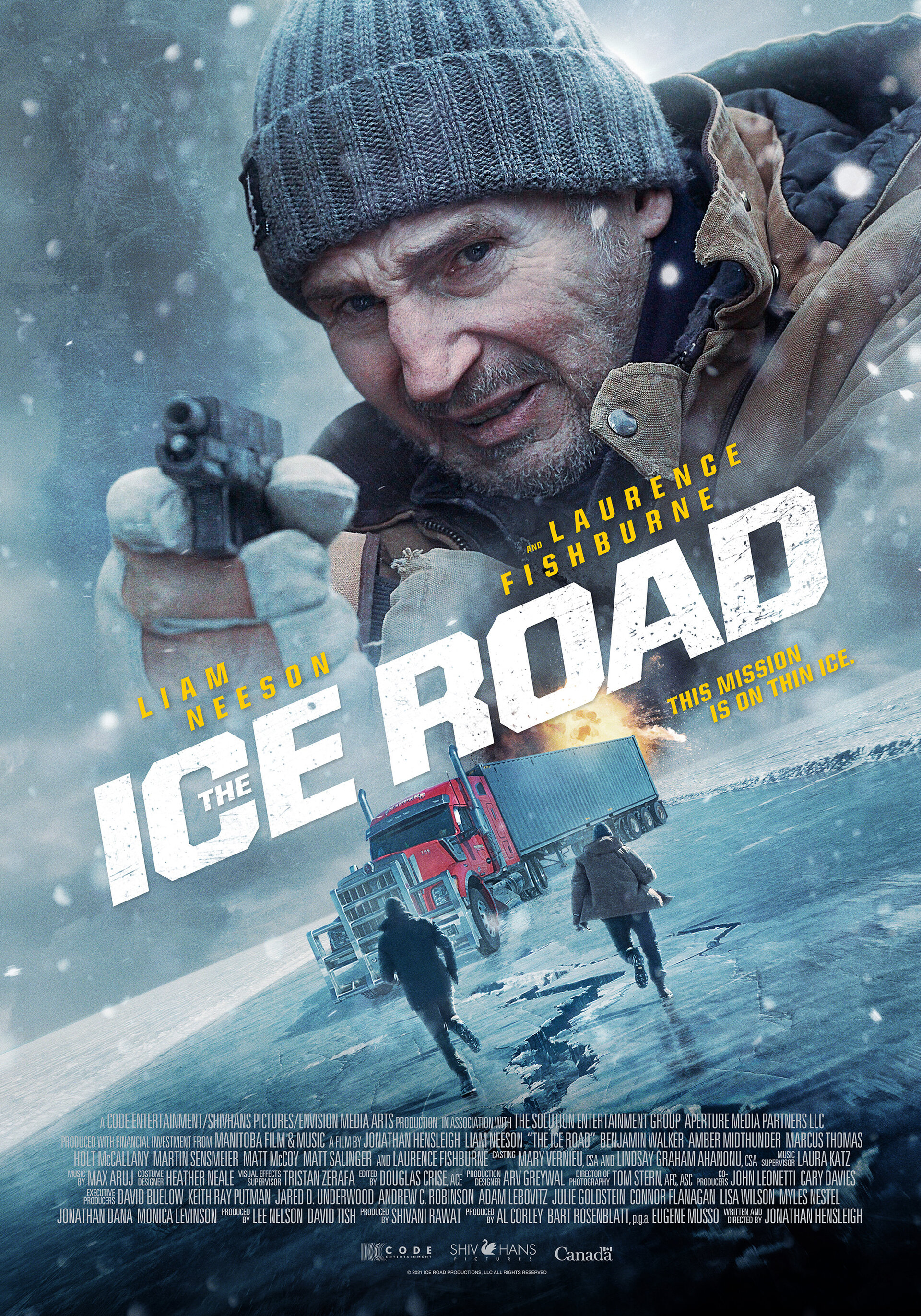 Постеры: Ледяной драйв / Постер фильма «Ледяной драйв» (2021) #3685451