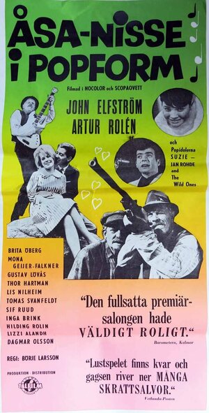 Постер: (Åsa-Nisse i popform, 1964 - вся информация о фильме на FilmNavi.ru