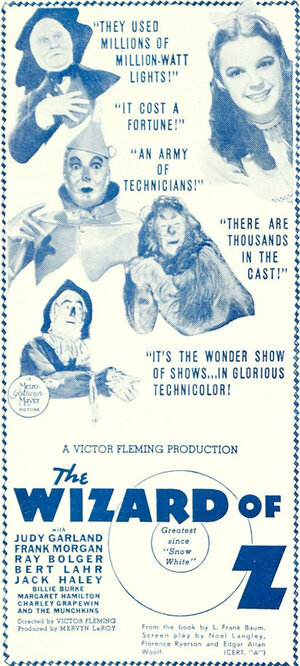 Постер: (Волшебник страны Оз, 1939 - вся информация о фильме на FilmNavi.ru