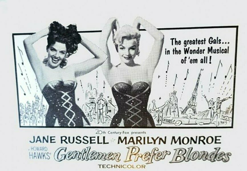 Постеры: Джентльмены предпочитают блондинок / Постер фильма ...