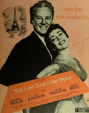Постер: (Последний раз, когда я видел Париж, 1954 - вся информация о фильме на FilmNavi.ru