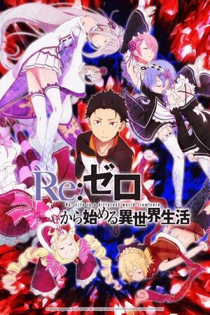 Постер: (Re: Zero – жизнь с нуля в другом мире, 2016 - вся информация о мультсериале на FilmNavi.ru
