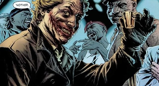 Фрагмент комикса Брайана Аззарелло и Ли Бермехо «Joker»
