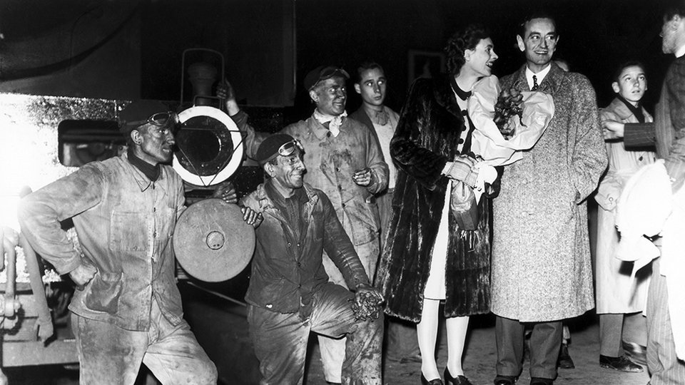 Каннский фестиваль 1946 года: Дэвид Лин и  актриса Селия Джонсон / Фото: Getty Images