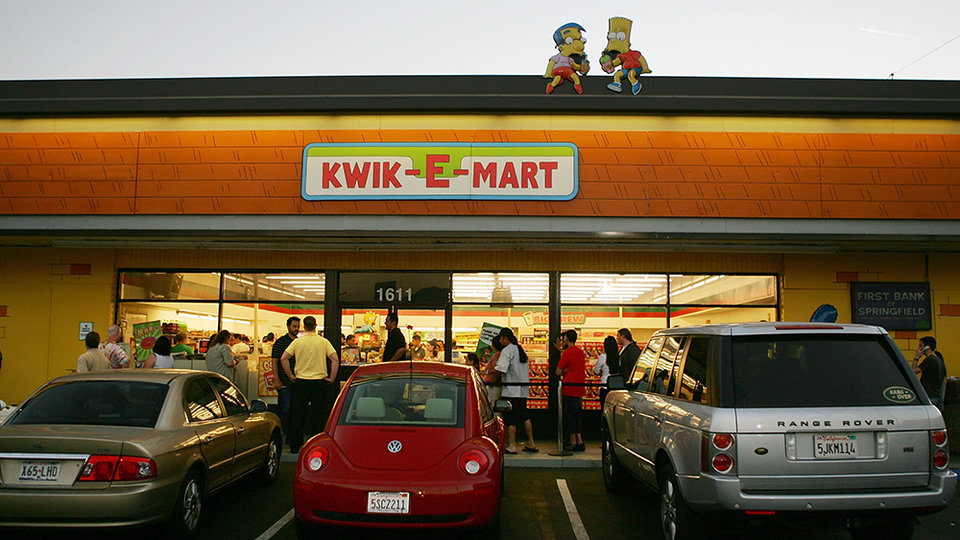 Магазин «На скорую руку» (Kwik-E-Mart) / Фото: Getty Images