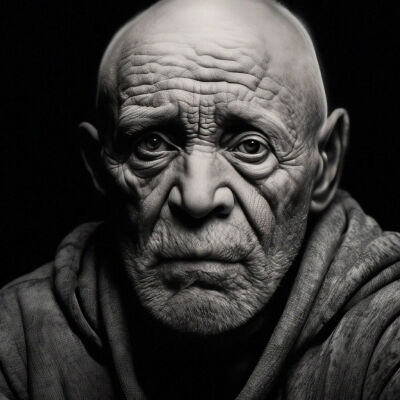 Example of YandexART generating detailed human faces in various contexts