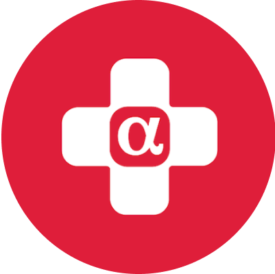 логотип Альфа центр здоровья