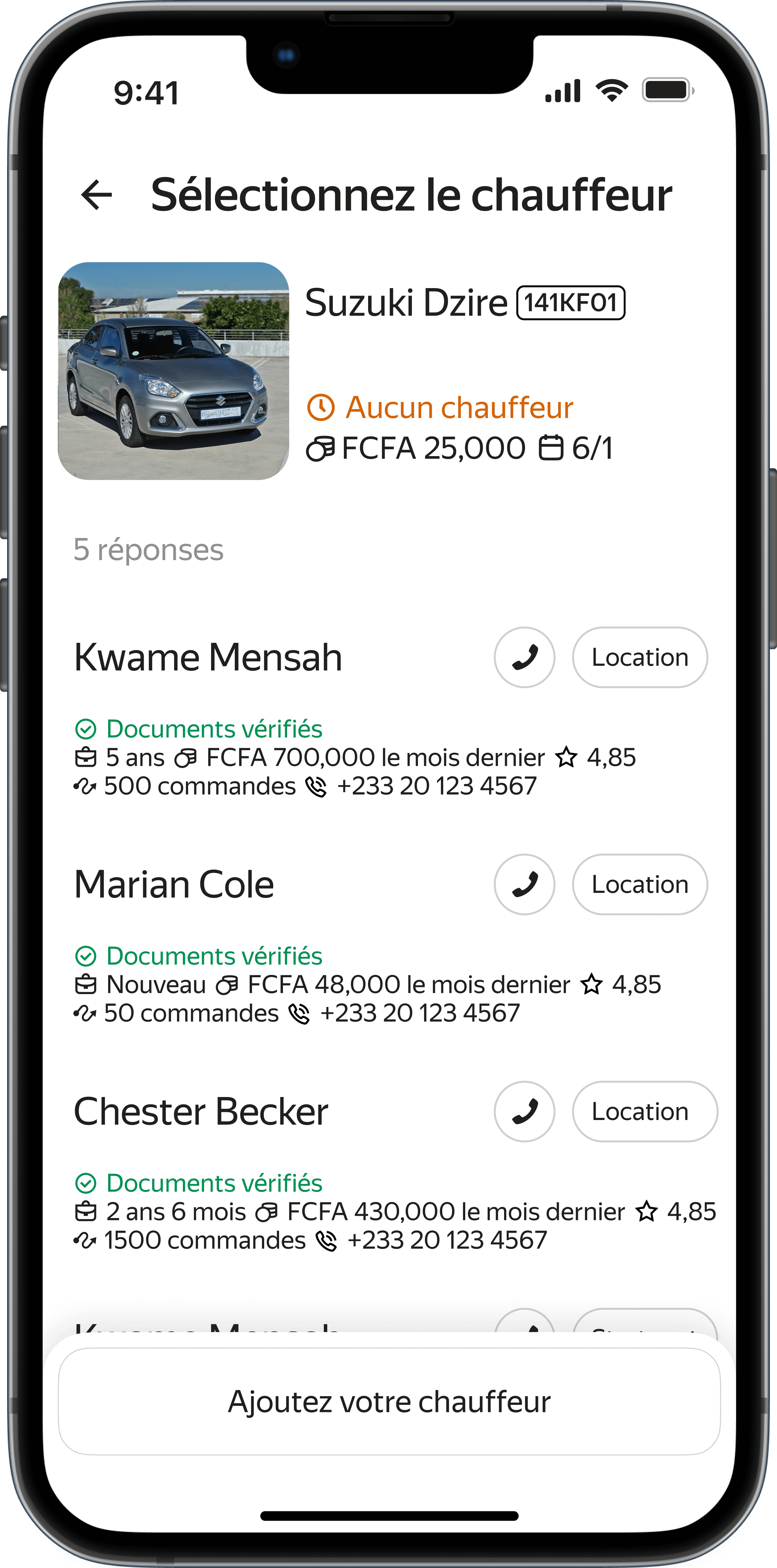Suivez les paiements en cours et à venir liés aux locations Disponible sur Google Play et l'App Store