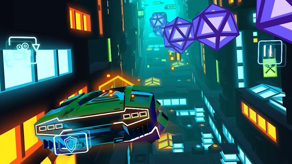 Neon Flytron: Cyberpunk Racer