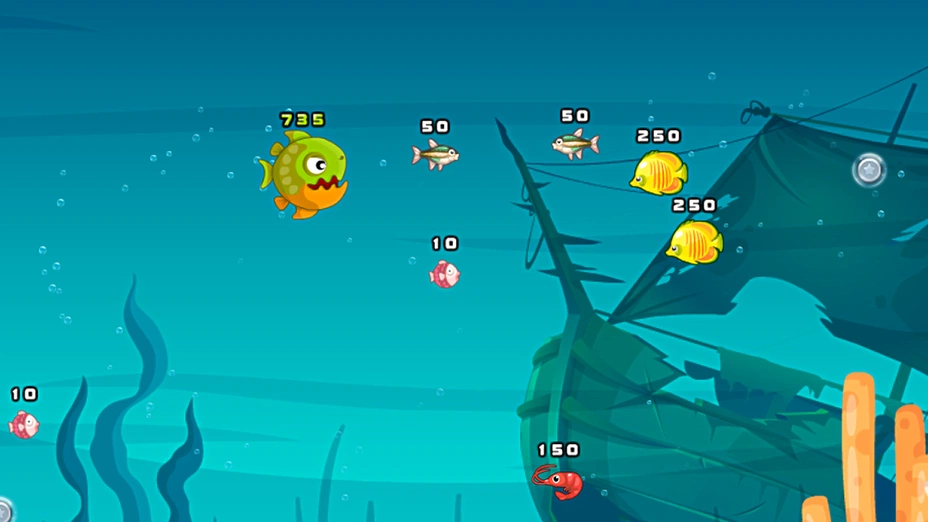 Fish Eat Getting Big