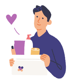 Парень с коробкой