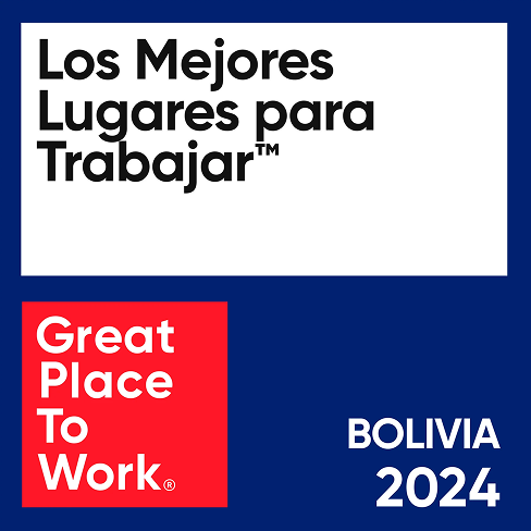 Logo: Los Mejores Lugares para Trabajar™ / Great Place To Work® / BOLIVIA 2024
