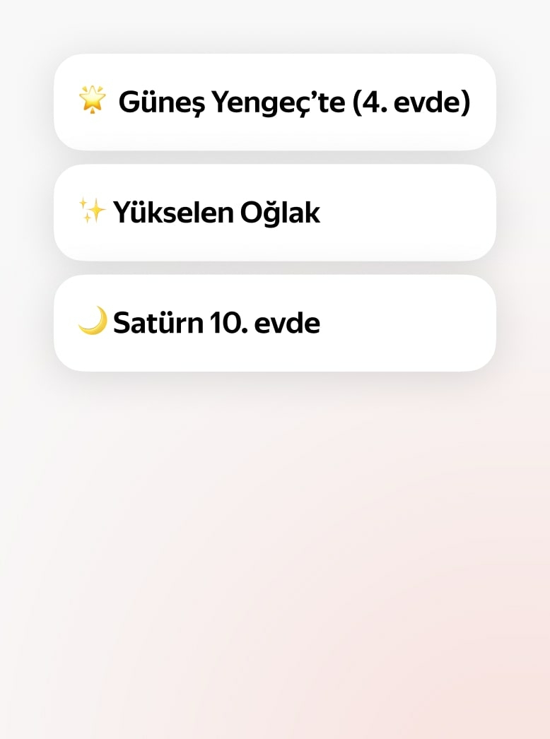 Sana Özel Burç Danışmanlığı