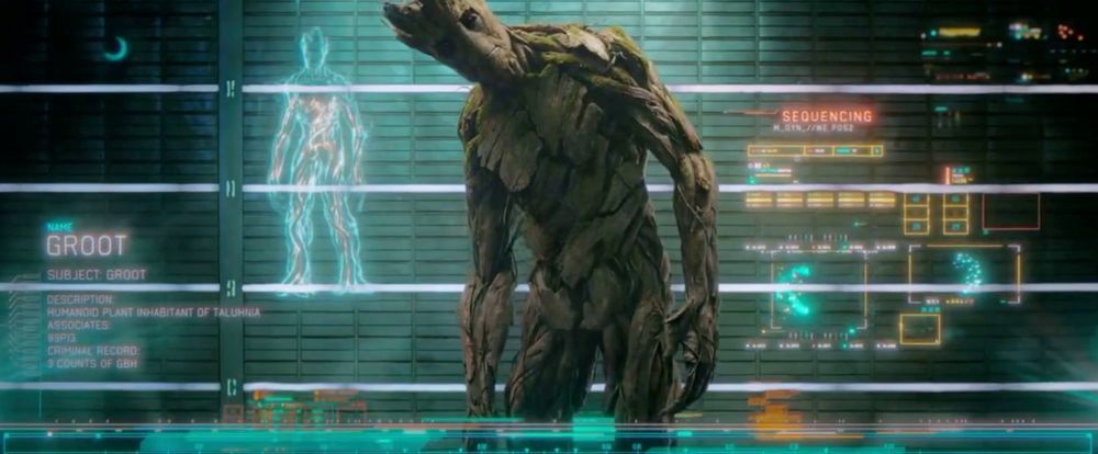 Примеры моушн-дизайна из кинофильма "Стражи Галактики"