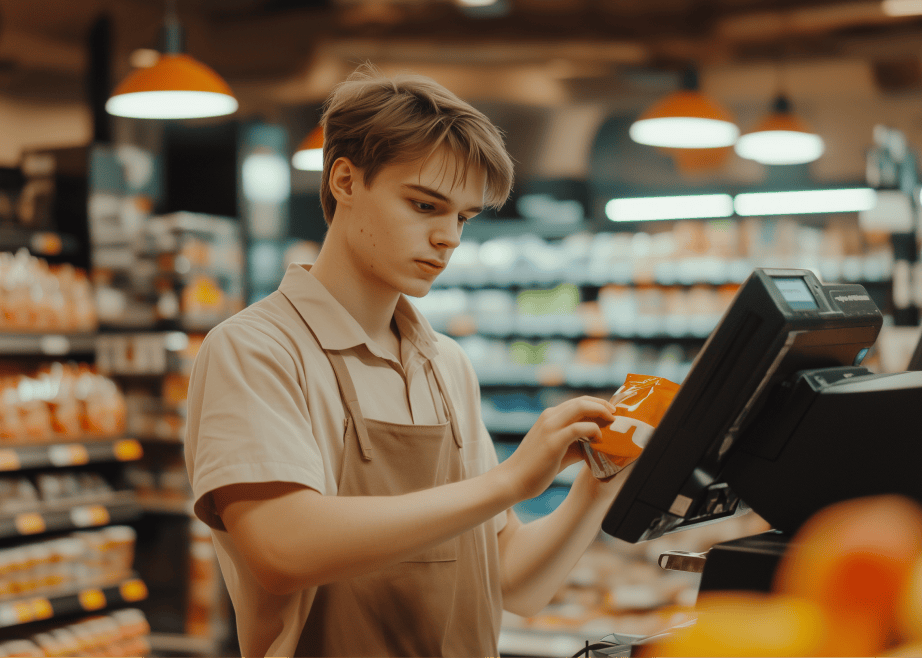 Обслуживание на кассе
