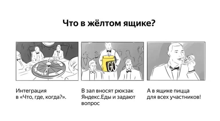 Что в желтом ящике?