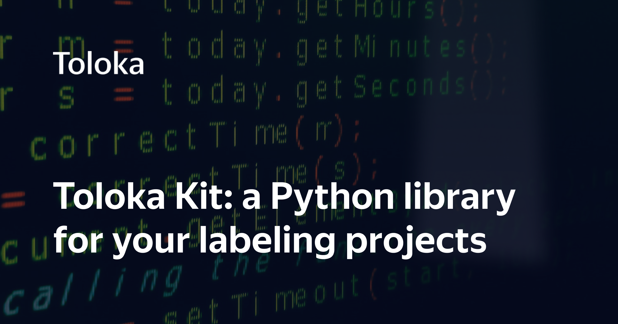 Toloka Kit: a Python Library for Your Labeling Projects