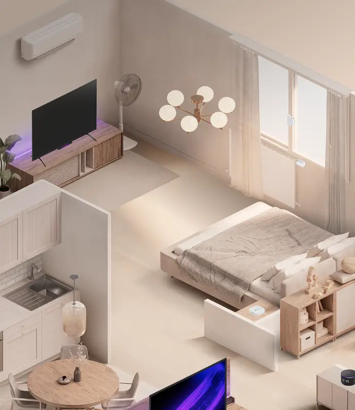 Подключается по Wi-Fi